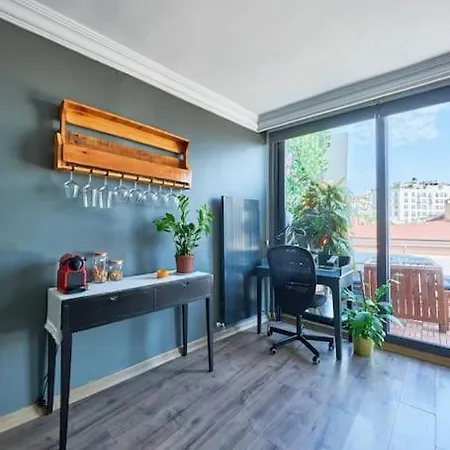 A Flat In The Center With Terrace اسطنبول